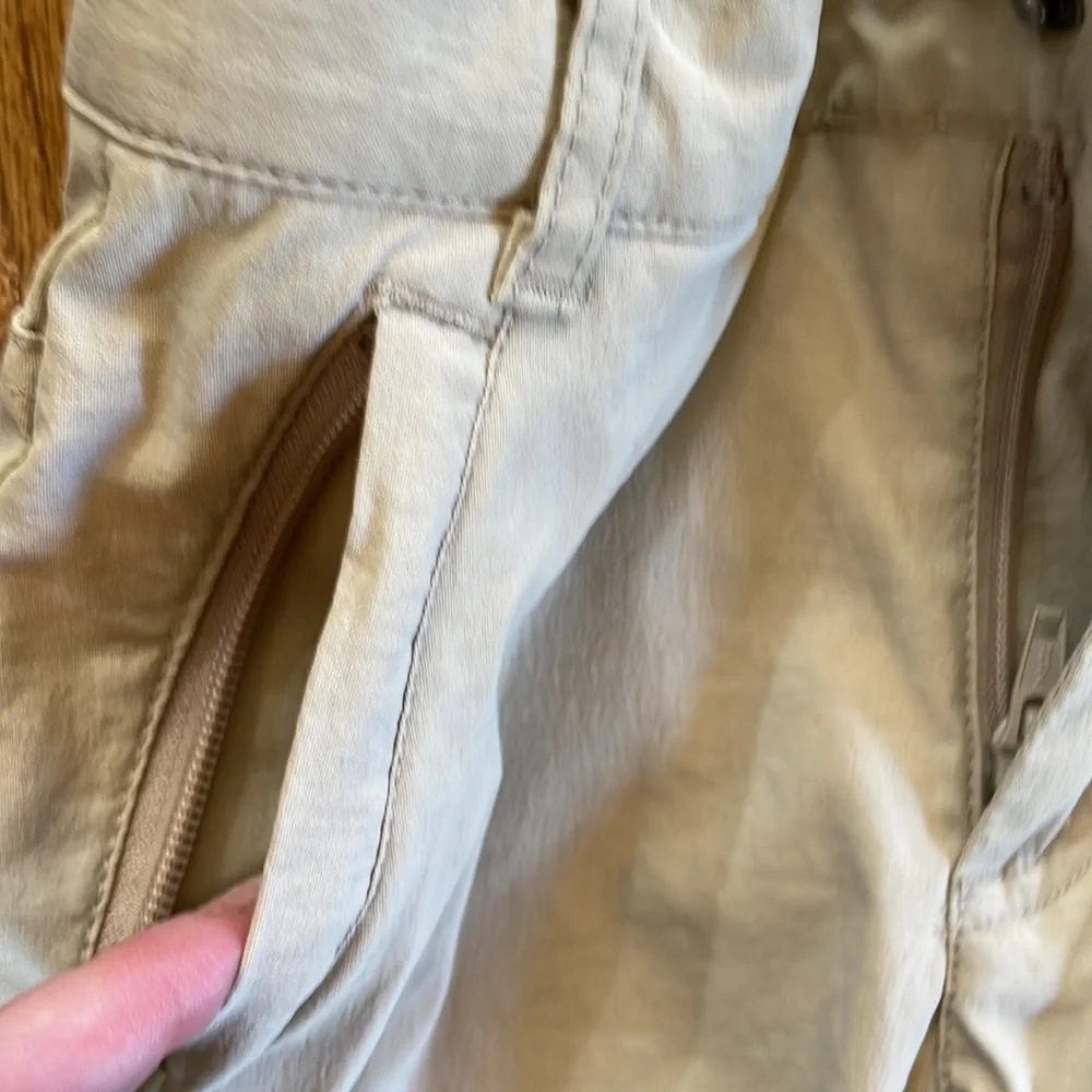 Pair of boys khaki shorts size 10. Cat and jack and gap. EUC